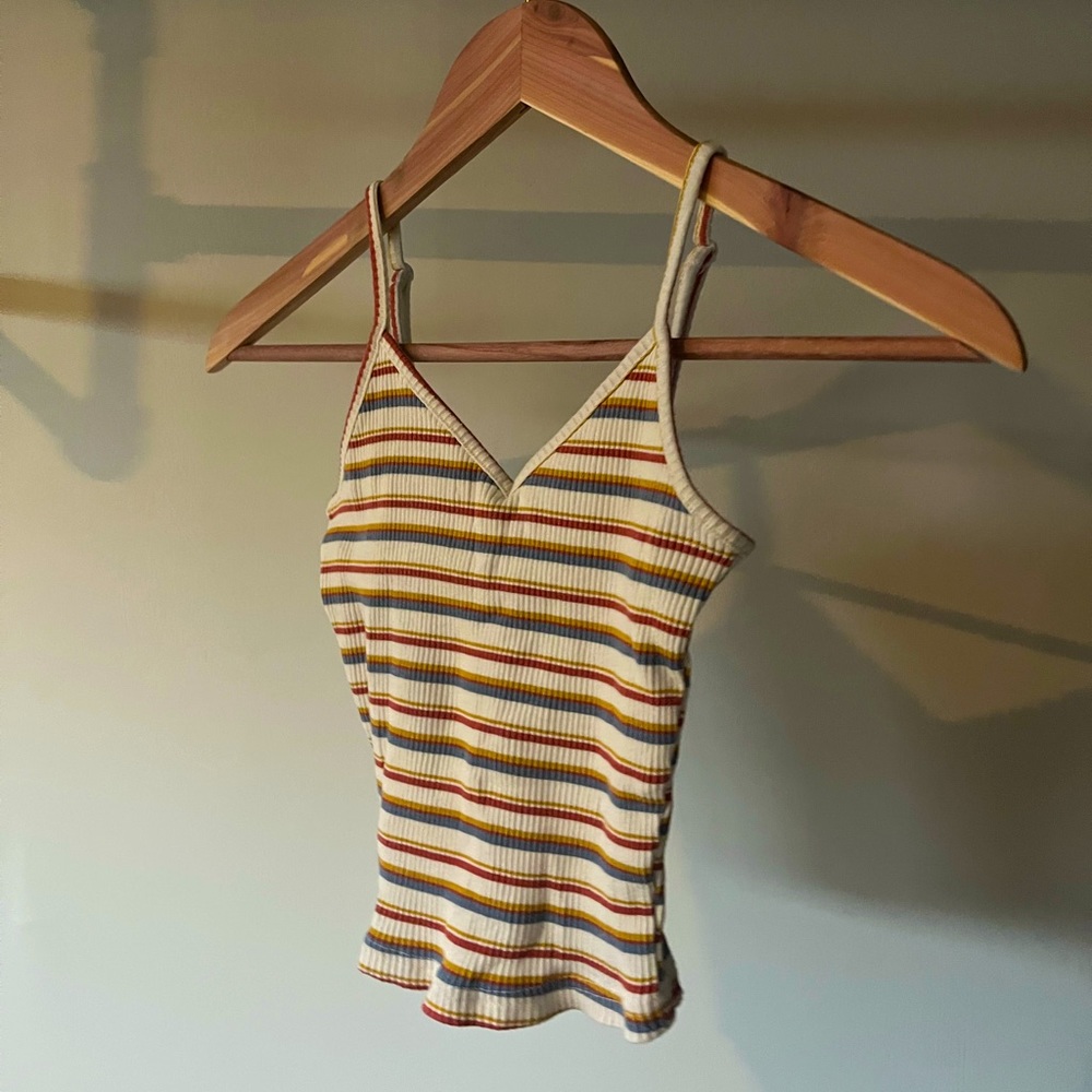 Y2K STRIPED TANK🐚🌺